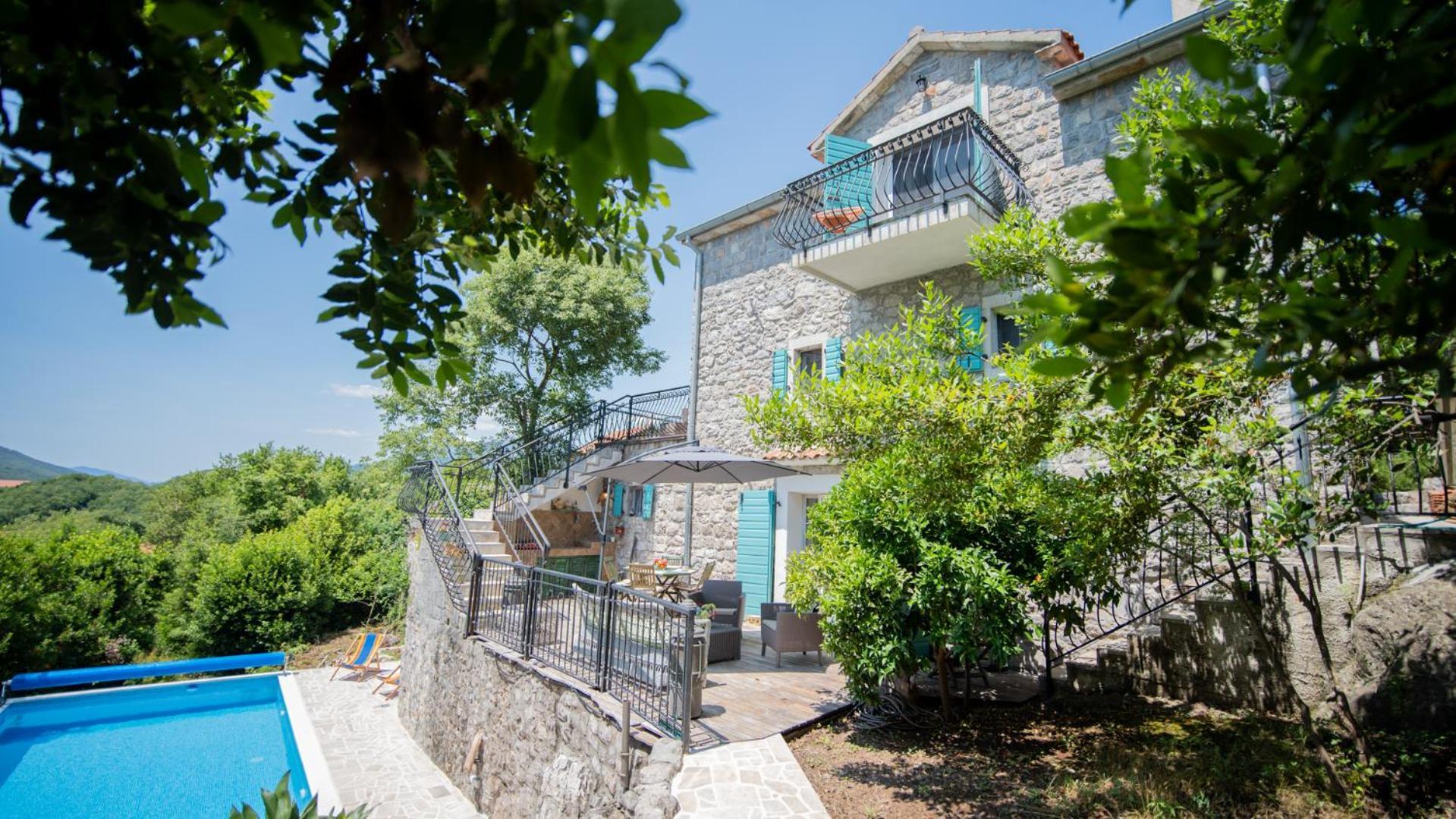 Villa Toscana With A Pool Τίβατ Εξωτερικό φωτογραφία
